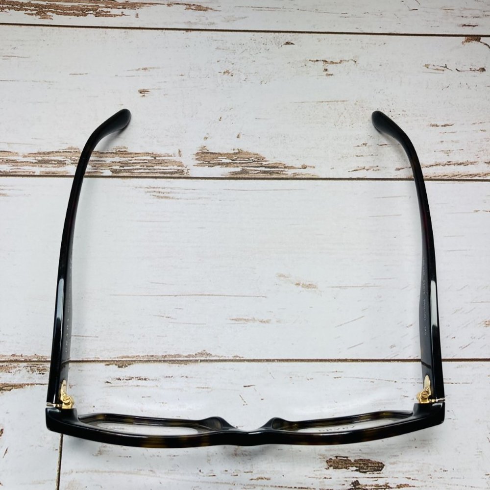 Prada Square Brown Havana Gold Eyeglasses Glasses Frames NWOT - Picture 9 of 12